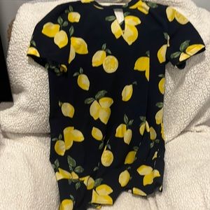 Lemon shift dress